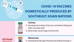 COVID-19 vaccines domestically produced by Southeast Asian nations