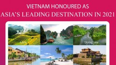 Vietnam honoured as Asia’s leading destination in 2021