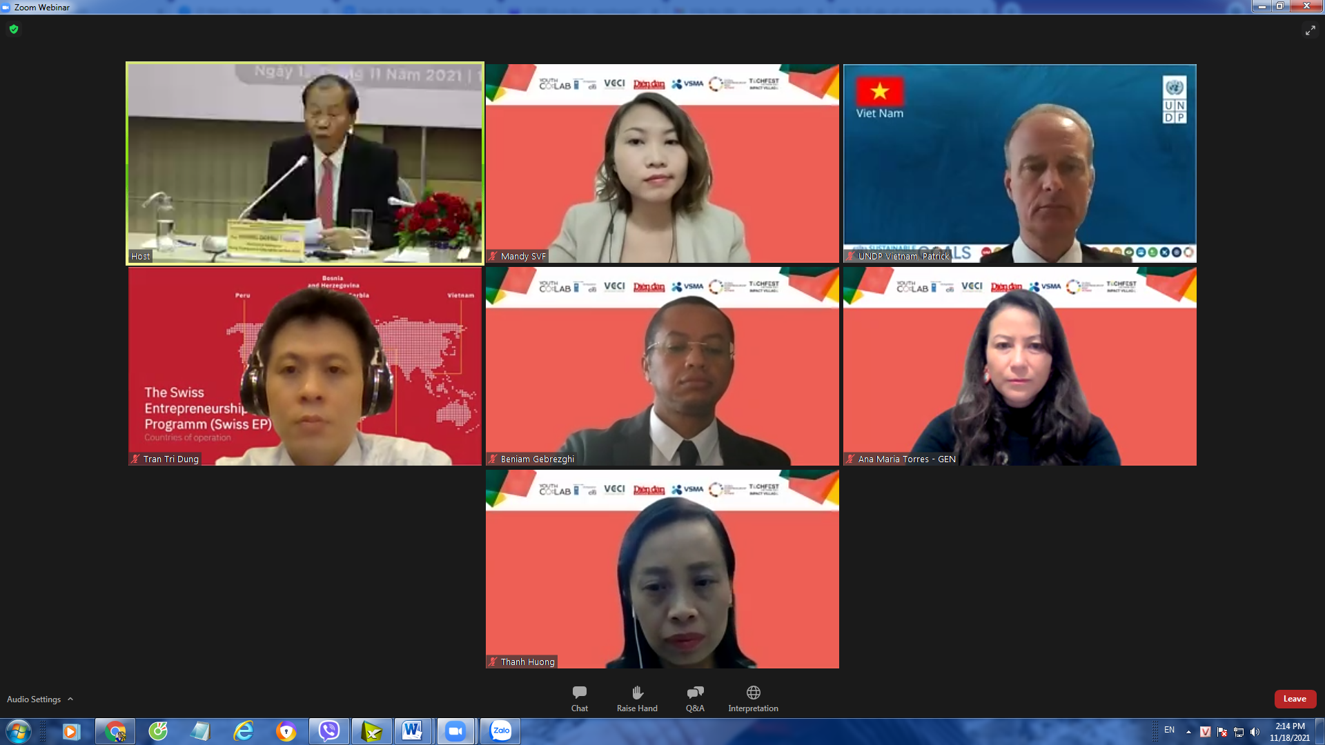 International startup forum: Young enterprises and efforts to overcome difficulties due to COVID-19