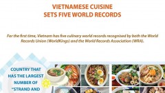 Vietnamese cuisine sets five world records