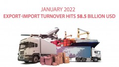 Export-import turnover hits 58.5 billion USD
