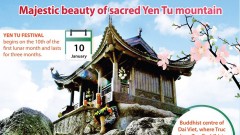 Majestic beauty of sacred Yen Tu mountain