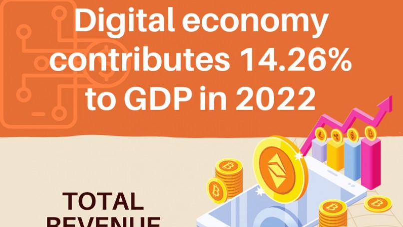 Digital economy contributes 14.26% to GDP in 2022