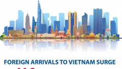 Foreign visitors to Vietnam surge 44.2 times