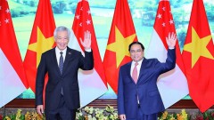 Vietnamese and Singaporean PMs hold talks, witness signing of seven important documents