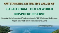 Outstanding, distinctive values of Cu Lao Cham – Hoi An World Biosphere Reserve