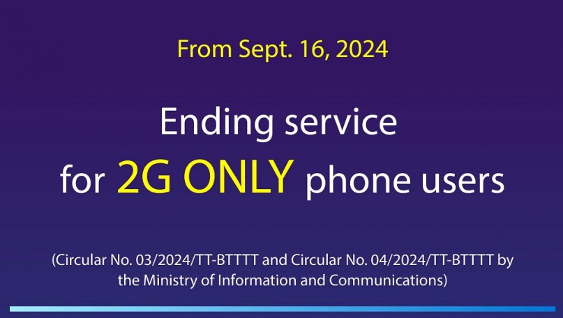 Vietnam to begin phasing out 2G service