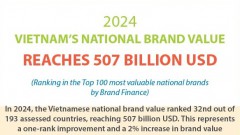 Vietnam’s national brand value reaches 507 billion USD in 2024