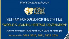 Vietnam honoured as “World's Leading Heritage Destination” for 5th time
