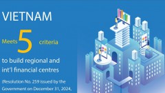 Vietnam meets five criteria to build regional and int’l financial hubs