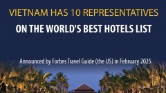 Vietnam has 10 representatives on the world’s best hotels 2025 list