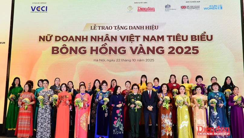 [In photos] Honoring 100 Outstanding Vietnamese Women Entrepreneurs – Golden Rose Awards 2025 (Part I)