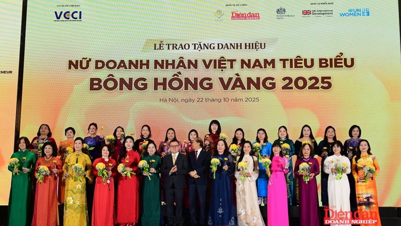 [In photos] Honoring 100 Outstanding Vietnamese Women Entrepreneurs – Golden Rose Awards 2025 (Part III)