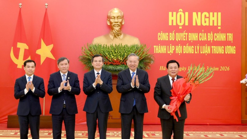 [In Pictures] Party chief chairs conference announcing establishment of Central Theoretical Council for 2026–2031 term