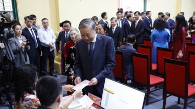 Voters across the country enthusiastically participated in the national election day