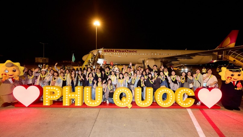 Sun PhuQuoc Airways launches its first international route to Taipei (Taiwan, China)