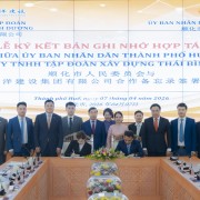 Hue Signs Infrastructure Development Cooperation Agreement with Thai Binh Duong Construction Group