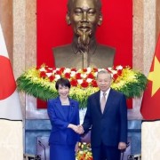 Party General Secretary, State President receives Japanese Prime Minister