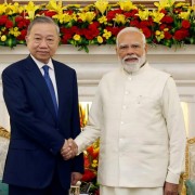 Top Vietnamese leader holds talks with Indian PM