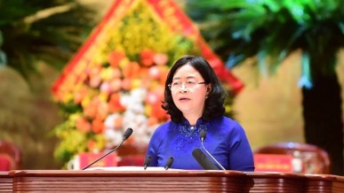 Ms. Bui Thi Minh Hoai re-elected as President of the Central Committee of the Vietnam Fatherland Front