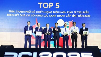 Top provinces and cities with "Good" governance quality honored