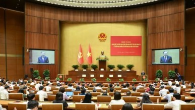In Pictures: Top leader presides over conference to disseminate Politburo’s Resolution on Party's 14th National Congress’s foreign policy