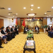 Vietnam, Laos Exchange Experience on Private Sector Development and High-Quality FDI